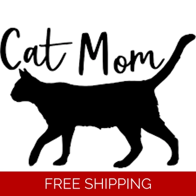 Cat Mom Die Cut Vinyl Decal sticker Cat Mom Die Cut Vinyl Decal sticker